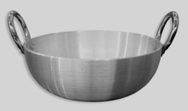 Aluminium cookware Karahi